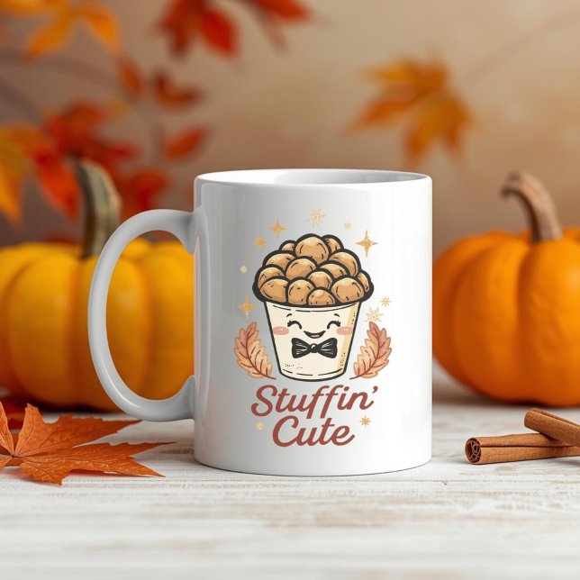 Taza De Café Stuffin’ Cute - Divertido bollo de Acción de Graci (Subido por el creador)