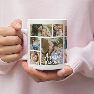 Taza De Café Stylish Auntie 15 Photo Collage