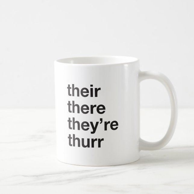 Taza De Café su allí son thurr (Derecha)