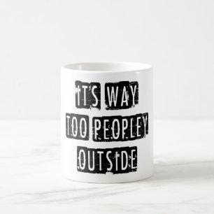 Taza De Café Su camino hacia la gente fuera del regalo de peluc