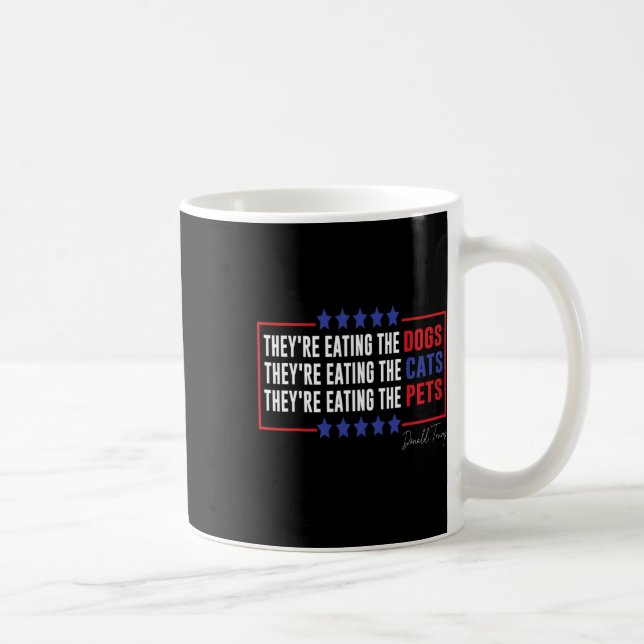 Taza De Café Su Comida A Los Perros Su Comida A Los Gatos Comer (Derecha)
