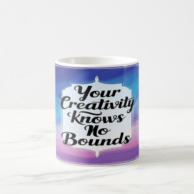 Taza De Café Su Creatividad No Sabe Límites (Centro)