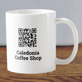Taza De Café Su diseño de código QR
