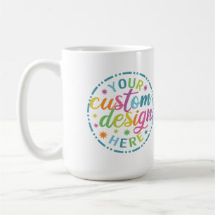 Taza De Café Su diseño personalizado aquí Merch