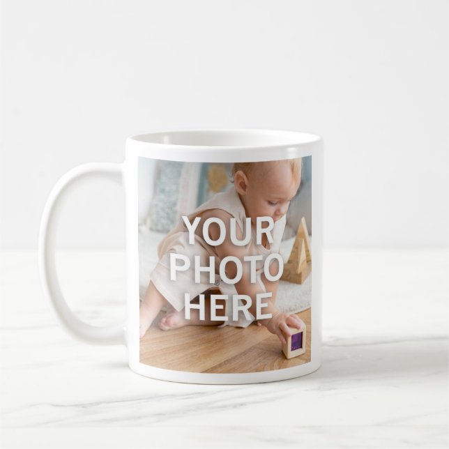 Taza De Café Su foto aquí (Izquierda)