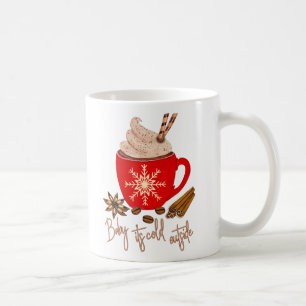 Taza De Café Su frío fuera del invierno del cacao