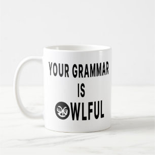 Taza De Café Su gramática es obvia