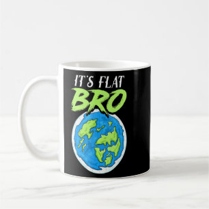 Taza De Café Su hermano plano - Tierra plana