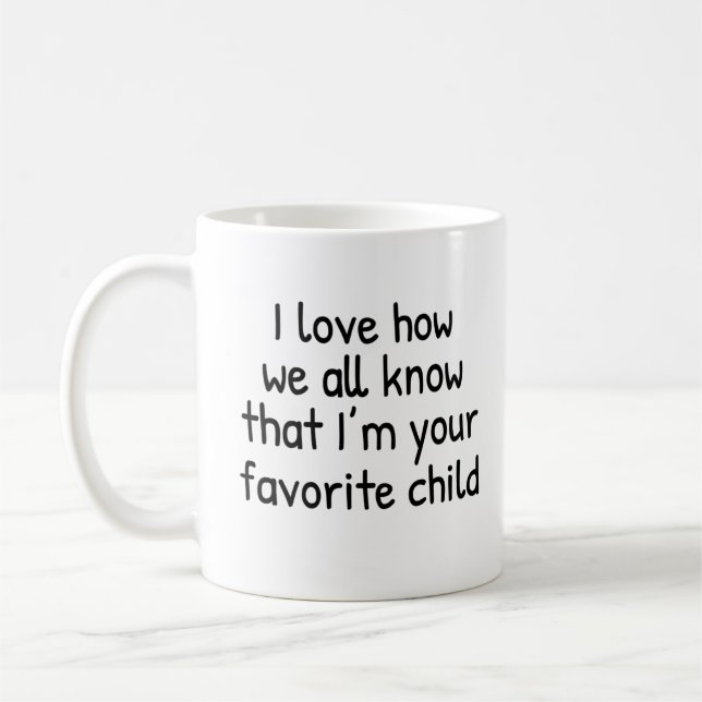 Taza De Café Su hijo favorito (Izquierda)