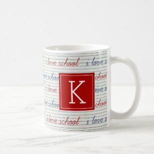 Taza De Café Su inicio   I Love School