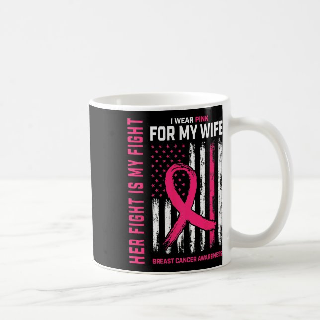 Taza De Café Su Lucha Contra El Cáncer Es Mi Lucha Que Llevo A  (Derecha)