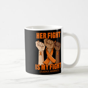 Taza De Café Su lucha es mi lucha Conciencia de la leucemia San