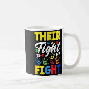Taza De Café Su lucha es mi lucha Conciencia del Autismo _1
