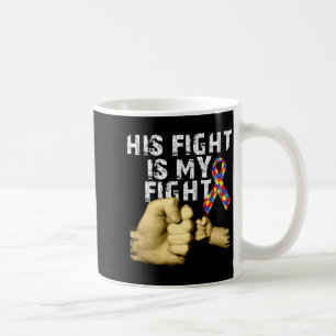 Taza De Café Su lucha es mi lucha Conciencia del Autismo Soport