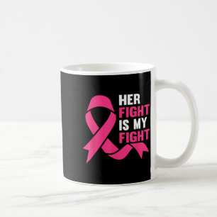 Taza De Café Su lucha es mi lucha Conciencia del cáncer de mama