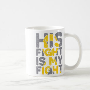 Taza De Café Su lucha es mi lucha Conciencia del cáncer infanti
