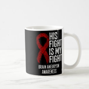 Taza De Café Su lucha es mi lucha Concienciación sobre aneurism