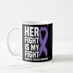 Taza De Café Su Lucha Es Mi Lucha Concienciación Sobre La Viole