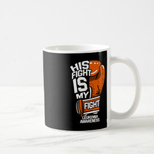 Taza De Café Su Lucha Es Mi Lucha Concienciación Sobre Leucemia