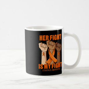 Taza De Café Su Lucha Es Mi Lucha Concienciación Sobre Leucemia