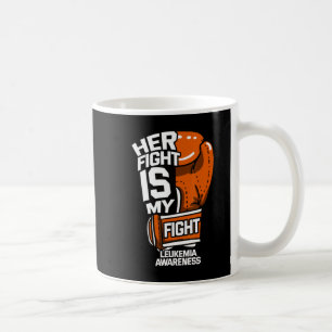 Taza De Café Su Lucha Es Mi Lucha Concienciación Sobre Leucemia