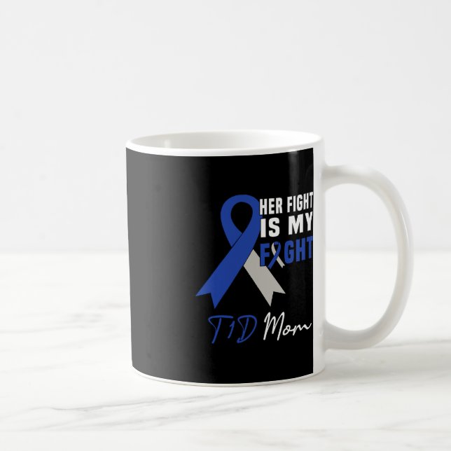 Taza De Café Su Lucha Es Mi Lucha Concienciar A La Madre Del T1 (Derecha)