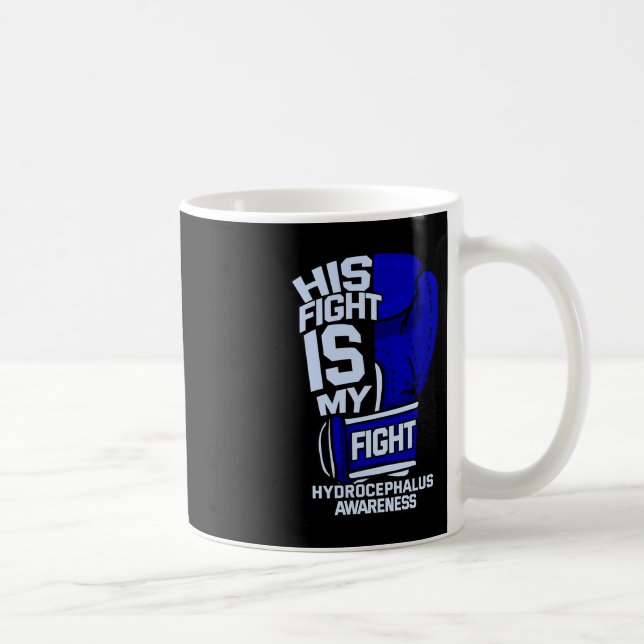 Taza De Café Su Lucha Es Mi Lucha Concientización Sobre Hidrocé (Derecha)