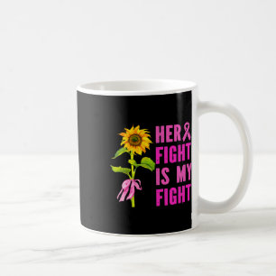 Taza De Café Su lucha es mi lucha contra el cáncer de mama Conc