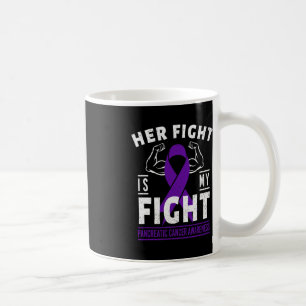 Taza De Café Su lucha es mi lucha contra el cáncer de páncreas