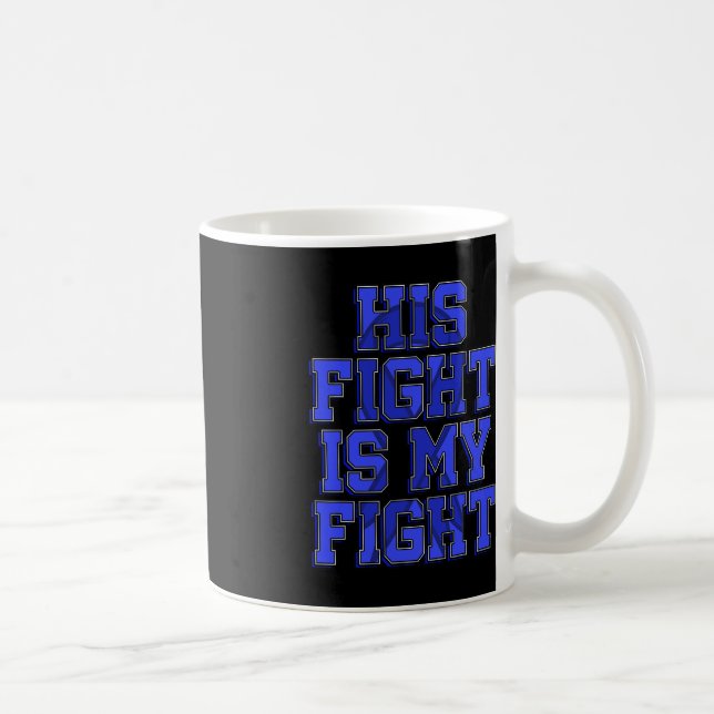 Taza De Café Su Lucha Es Mi Lucha Contra El Desorden Del Movimi (Derecha)