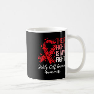 Taza De Café Su Lucha Es Mi Lucha Contra La Anemia De Las Célul
