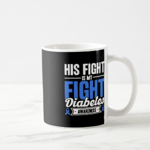Taza De Café Su lucha es mi lucha contra la diabetes