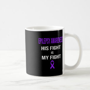 Taza De Café Su lucha es mi lucha contra la epilepsia Concienci