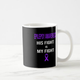 Taza De Café Su lucha es mi lucha contra la epilepsia Concienci