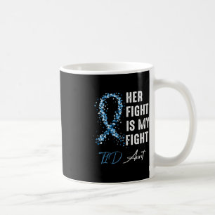 Taza De Café Su Lucha Es Mi Lucha Contra La Tía T1D De La Diabe