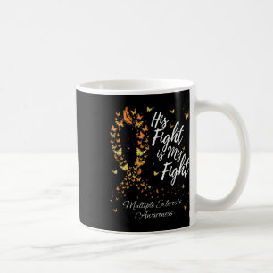 Taza De Café Su Lucha Es Mi Lucha Señora Esclerosis Múltiple Aw