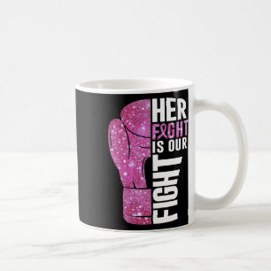 Taza De Café Su Lucha Es Nuestra Lucha Contra El Cáncer De Mama
