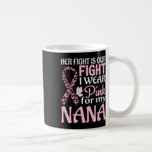 Taza De Café Su Lucha Es Nuestra Lucha Que Uso Rosa Por Mi Nana