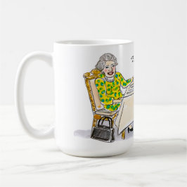 Taza De Café Su Majestad, la Reina Isabel II
