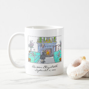 Taza De Café Su Majestad, la Reina Isabel II