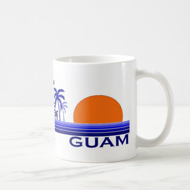 Taza De Café Su mejor en Guam (Derecha)
