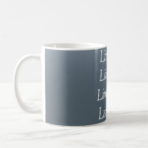 Taza De Café Su mensaje aquí fondo metálico gris azul