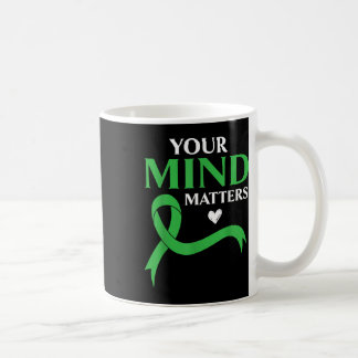 Taza De Café Su Mente Es Conciencia Sobre El Suicidio Salud Men