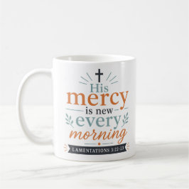 Taza De Café Su Misericordia Es Nueva Cada Mañana Cita de Lamen