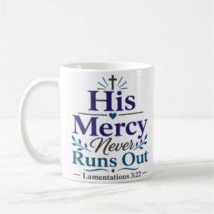Taza De Café Su Misericordia Nunca se Agota Verso de Lamentacio
