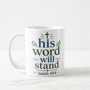 Taza De Café Su Palabra Permanecerá Inquebrantable Promesa de l