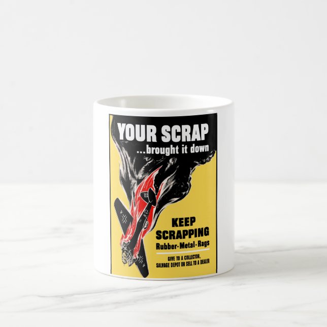 Taza De Café Su pedazo lo derribó (Centro)