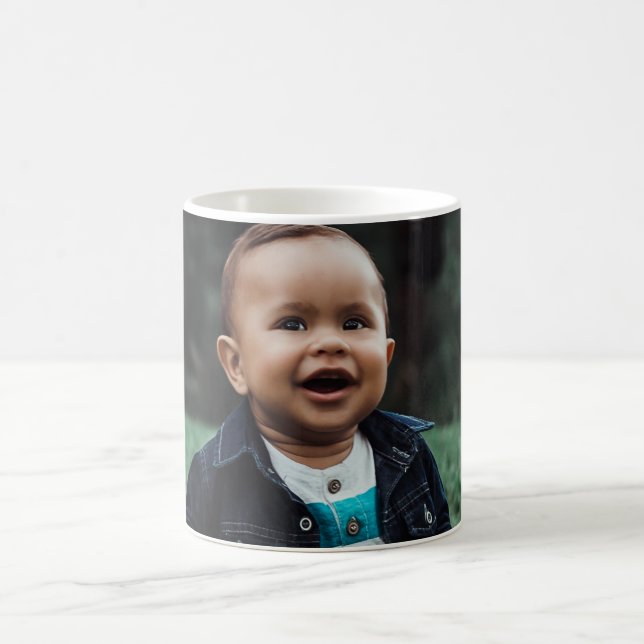 Taza De Café Su Personalizado fotográfico personalizado (Centro)