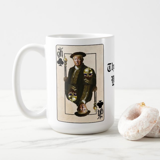 Taza De Café Su presidente favorito  (Con donut)