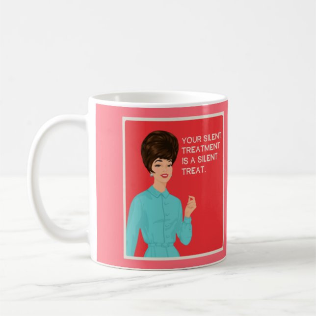 Taza De Café Su tratamiento silencioso es un tratamiento silenc (Izquierda)
